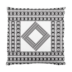 Pattern Background Texture Black Standard Cushion Case (two Sides) by BangZart