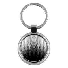 Feather Graphic Design Background Key Chains (round)  by BangZart