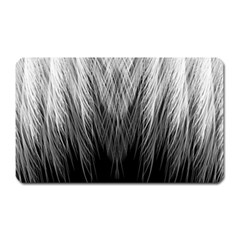 Feather Graphic Design Background Magnet (rectangular) by BangZart