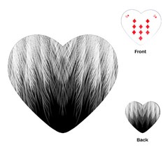 Feather Graphic Design Background Playing Cards (heart)  by BangZart