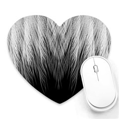 Feather Graphic Design Background Heart Mousepads by BangZart