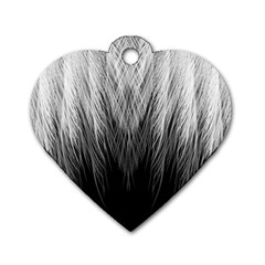 Feather Graphic Design Background Dog Tag Heart (one Side) by BangZart