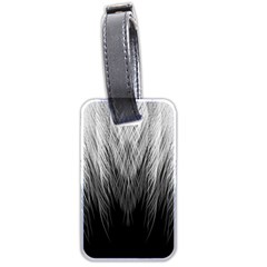 Feather Graphic Design Background Luggage Tags (two Sides) by BangZart