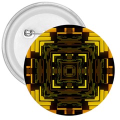 Abstract Glow Kaleidoscopic Light 3  Buttons by BangZart