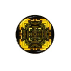 Abstract Glow Kaleidoscopic Light Hat Clip Ball Marker by BangZart