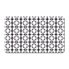 Pattern Background Texture Black Magnet (rectangular) by BangZart