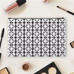 Pattern Background Texture Black Cosmetic Bag (Large)  Back