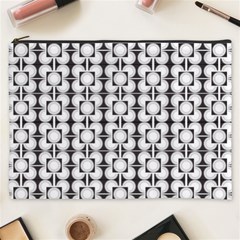 Pattern Background Texture Black Cosmetic Bag (xxxl)  by BangZart