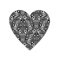 Paisley Pattern Paisley Pattern Heart Magnet by BangZart