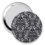 Paisley Pattern Paisley Pattern 3  Handbag Mirrors Front