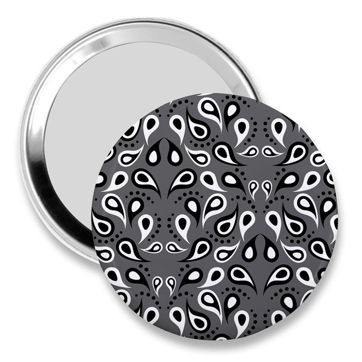 Paisley Pattern Paisley Pattern 3  Handbag Mirrors