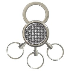 Metal Circle Background Ring 3-ring Key Chains by BangZart