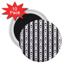 Pattern Background Texture Black 2 25  Magnets (10 Pack)  by BangZart