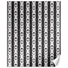 Pattern Background Texture Black Canvas 16  X 20   by BangZart