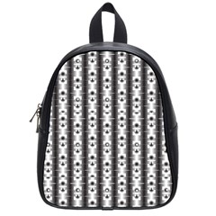 Pattern Background Texture Black School Bags (small)  by BangZart