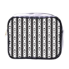 Pattern Background Texture Black Mini Toiletries Bags by BangZart