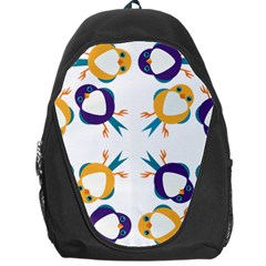 Pattern Circular Birds Backpack Bag by BangZart