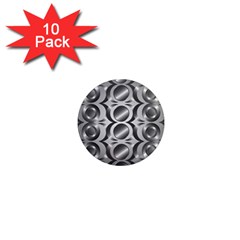 Metal Circle Background Ring 1  Mini Magnet (10 Pack)  by BangZart