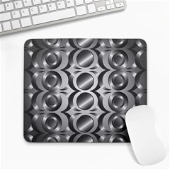 Metal Circle Background Ring Large Mousepads by BangZart