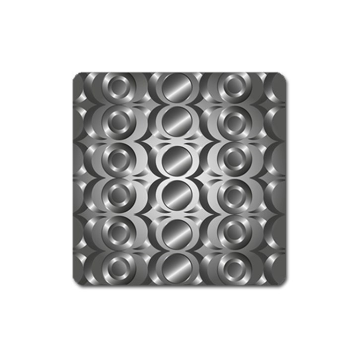 Metal Circle Background Ring Square Magnet