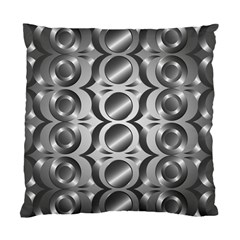 Metal Circle Background Ring Standard Cushion Case (two Sides) by BangZart