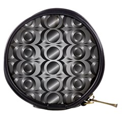 Metal Circle Background Ring Mini Makeup Bags by BangZart