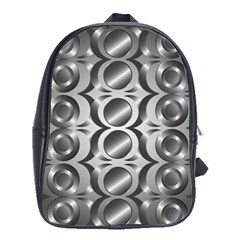 Metal Circle Background Ring School Bags(large)  by BangZart