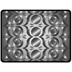 Metal Circle Background Ring Fleece Blanket (large)  by BangZart