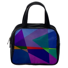 Abstract #415 Tipping Point Classic Handbags (one Side)