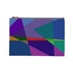 Abstract #415 Tipping Point Cosmetic Bag (large) 