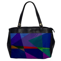 Abstract #415 Tipping Point Office Handbags by RockettGraphics