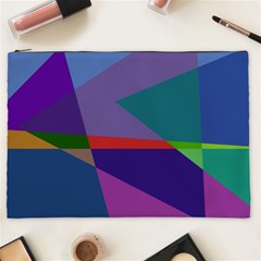 Abstract #415 Tipping Point Cosmetic Bag (xxl)  by RockettGraphics