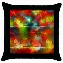 Peeled Wall                         Throw Pillow Case (black) by LalyLauraFLM