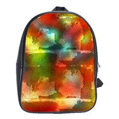 Peeled Wall                         School Bag (large) by LalyLauraFLM