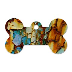 Rusty Texture                         Dog Tag Bone (one Side) by LalyLauraFLM