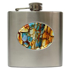 Rusty Texture                         Hip Flask (6 Oz) by LalyLauraFLM