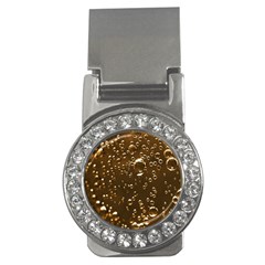 Festive Bubbles Sparkling Wine Champagne Golden Water Drops Money Clips (cz)  by yoursparklingshop