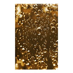 Festive Bubbles Sparkling Wine Champagne Golden Water Drops Shower Curtain 48  X 72  (small)  by yoursparklingshop