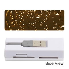 Festive Bubbles Sparkling Wine Champagne Golden Water Drops Memory Card Reader (stick)  by yoursparklingshop