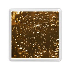 Festive Bubbles Sparkling Wine Champagne Golden Water Drops Memory Card Reader (square)  by yoursparklingshop