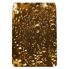 Festive Bubbles Sparkling Wine Champagne Golden Water Drops Flap Covers (l)  by yoursparklingshop