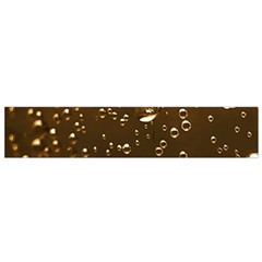 Festive Bubbles Sparkling Wine Champagne Golden Water Drops Flano Scarf (small)