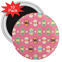 Cute Eggs Pattern 3  Magnets (10 Pack)  by linceazul