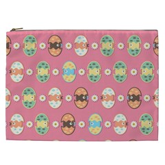 Cute Eggs Pattern Cosmetic Bag (xxl)  by linceazul