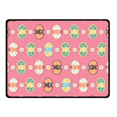 Cute Eggs Pattern Double Sided Fleece Blanket (small)  by linceazul