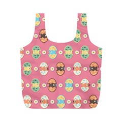 Cute Eggs Pattern Full Print Recycle Bags (m)  by linceazul