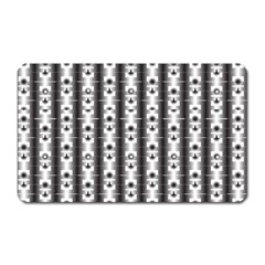 Pattern Background Texture Black Magnet (rectangular) by BangZart