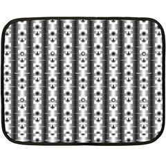 Pattern Background Texture Black Fleece Blanket (mini) by BangZart