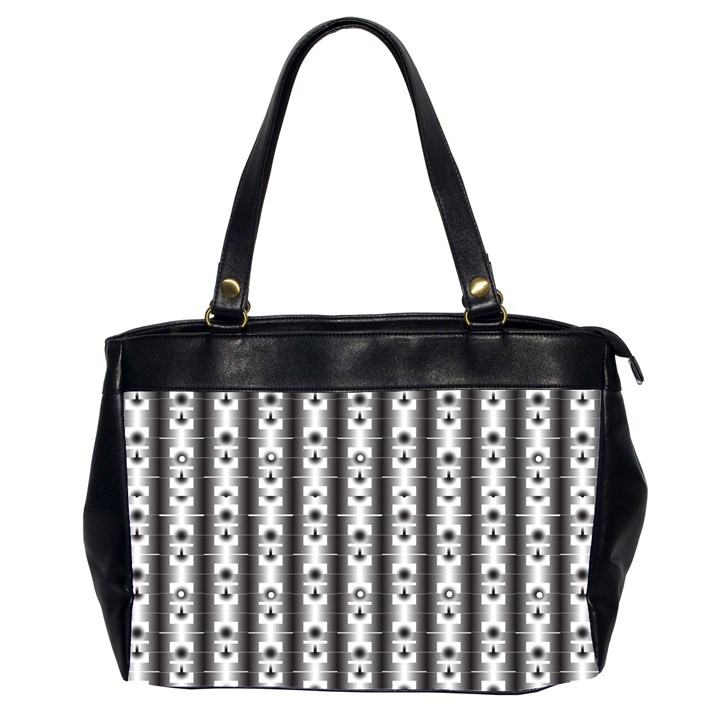 Pattern Background Texture Black Office Handbags (2 Sides) 