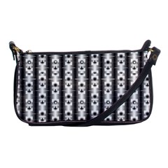 Pattern Background Texture Black Shoulder Clutch Bags by BangZart